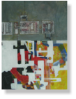 Number 1, Series "inner life", acryl, pastel on canvas, 80cmx60cm