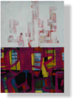 Number 10, Series "Inner life", acryl, pastel on paper, 70cmx50cm